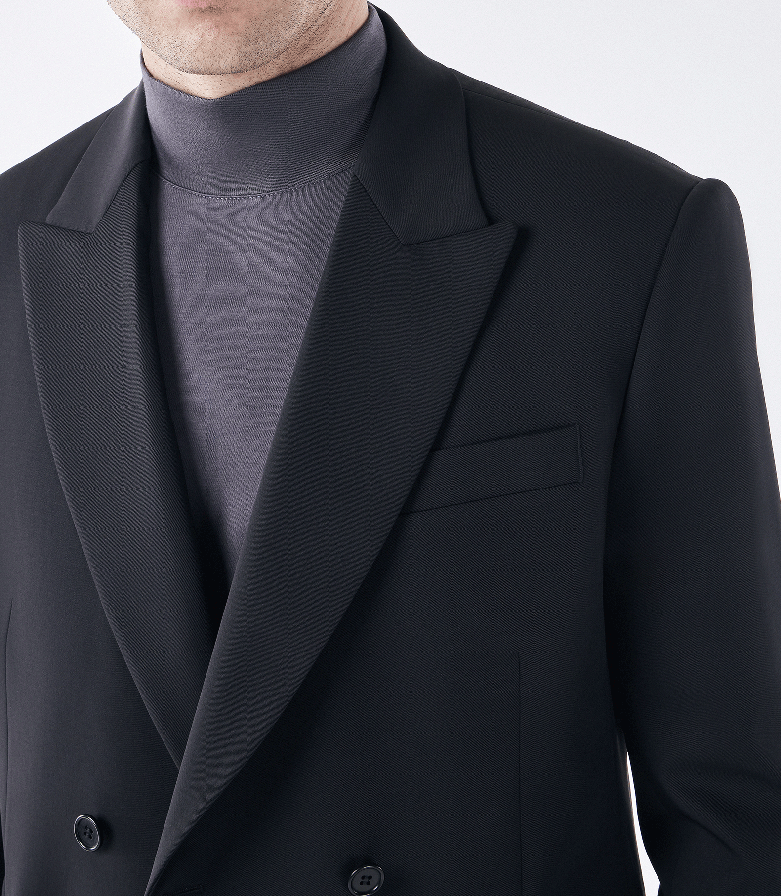 Blazer Jaquetão Alfaiataria Super 120s Preto