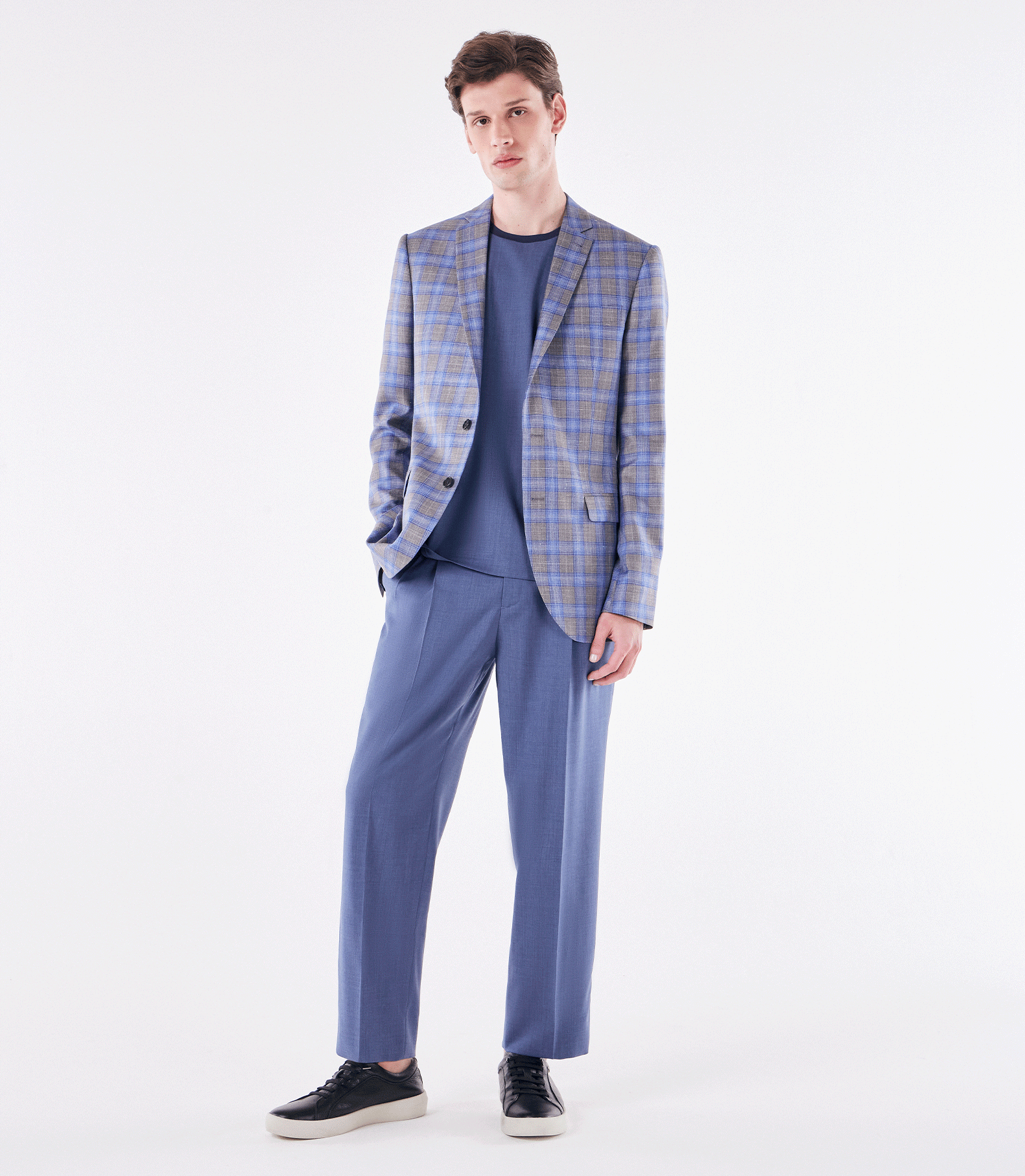 Blazer Alfaiataria Leve Azul