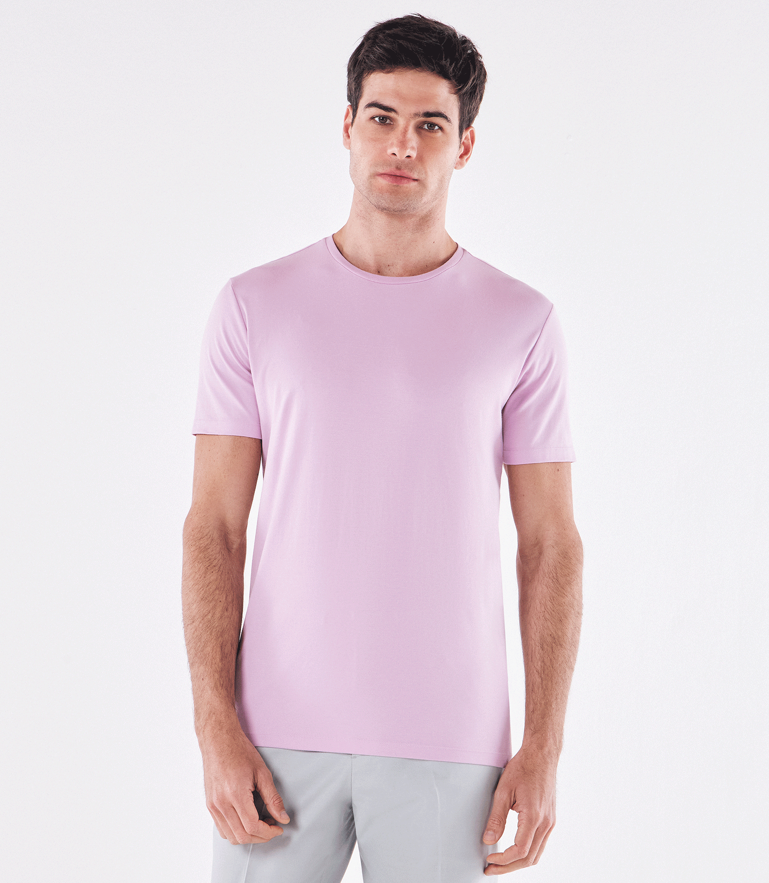 Camiseta Interloque Fio 140 Lilás
