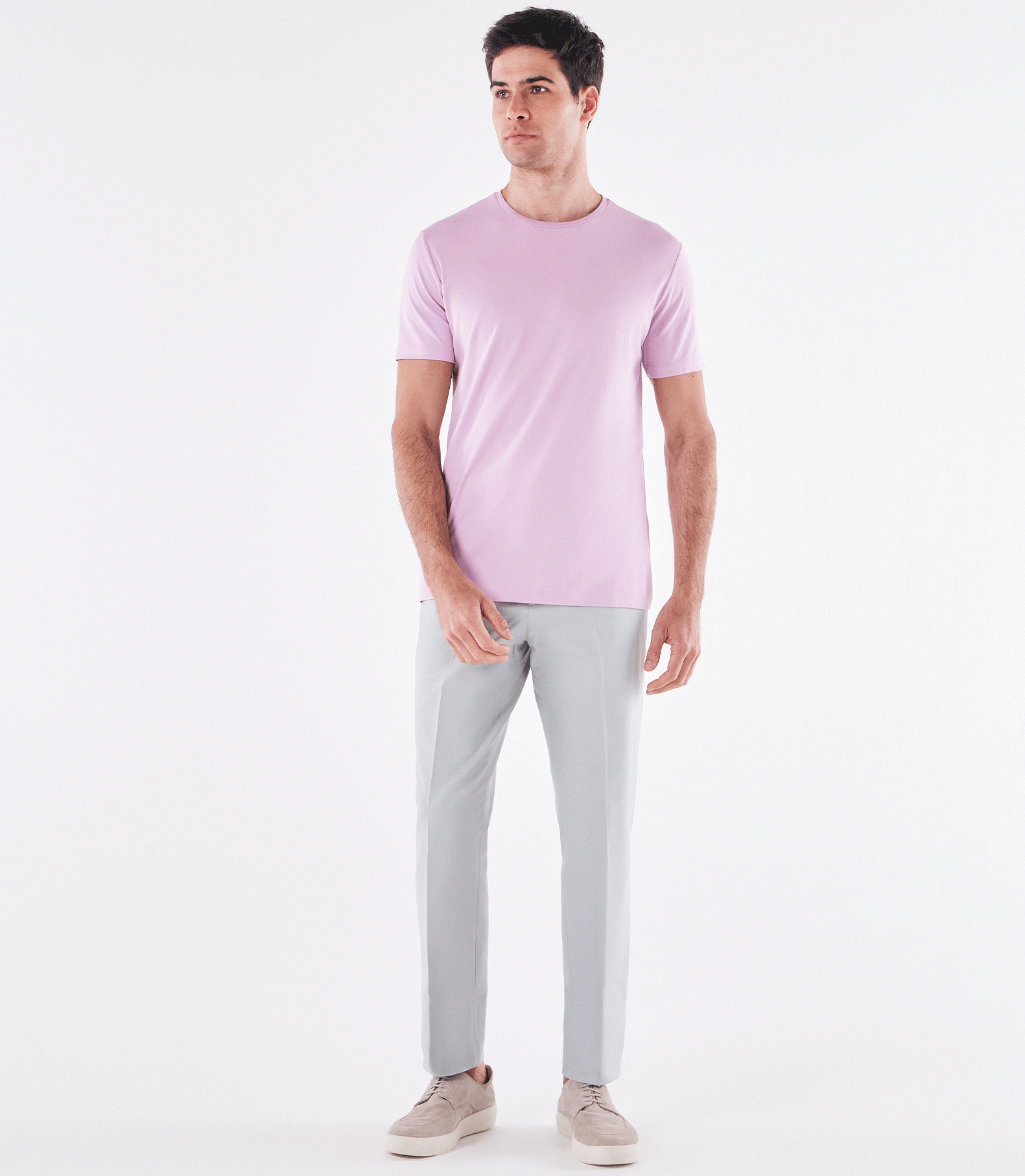 Camiseta Interloque Fio 140 Lilás