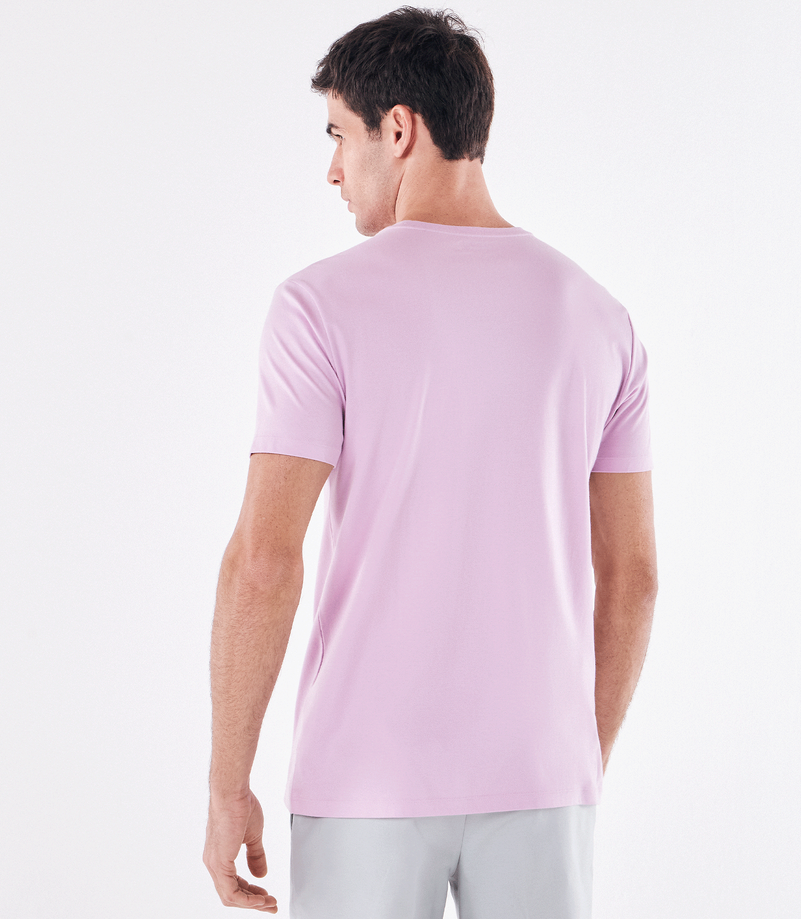 Camiseta Interloque Fio 140 Lilás