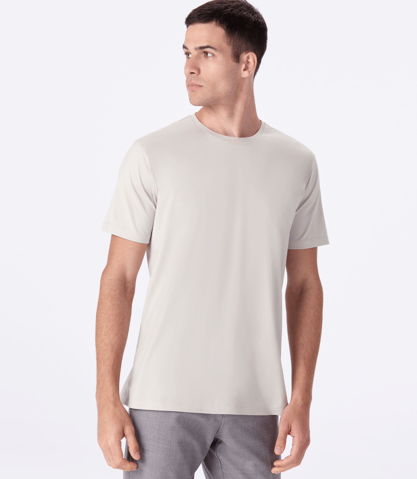 Camiseta Interloque Fio 140 Cinza