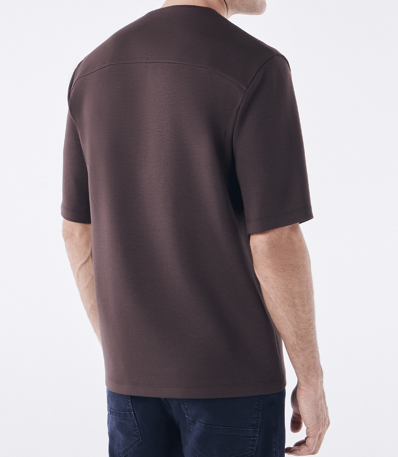 Camiseta Zíper Homemeeting Marrom