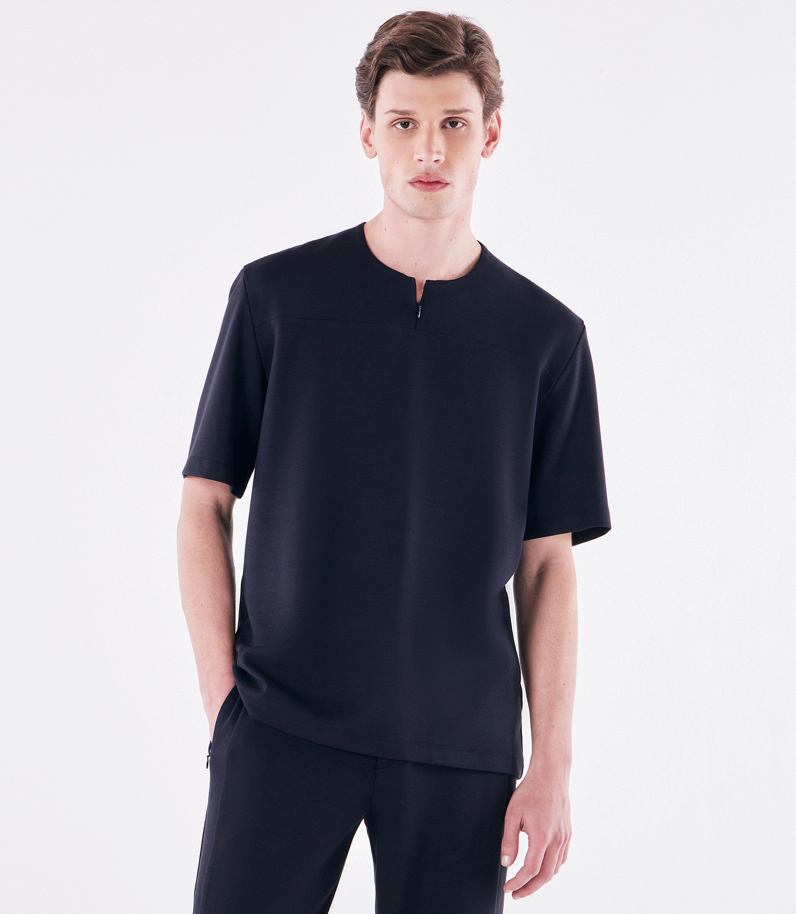 Camiseta Zíper Homemeeting Preto
