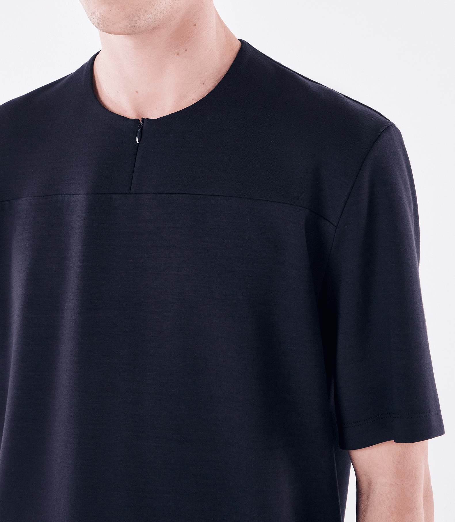 Camiseta Zíper Homemeeting Preto