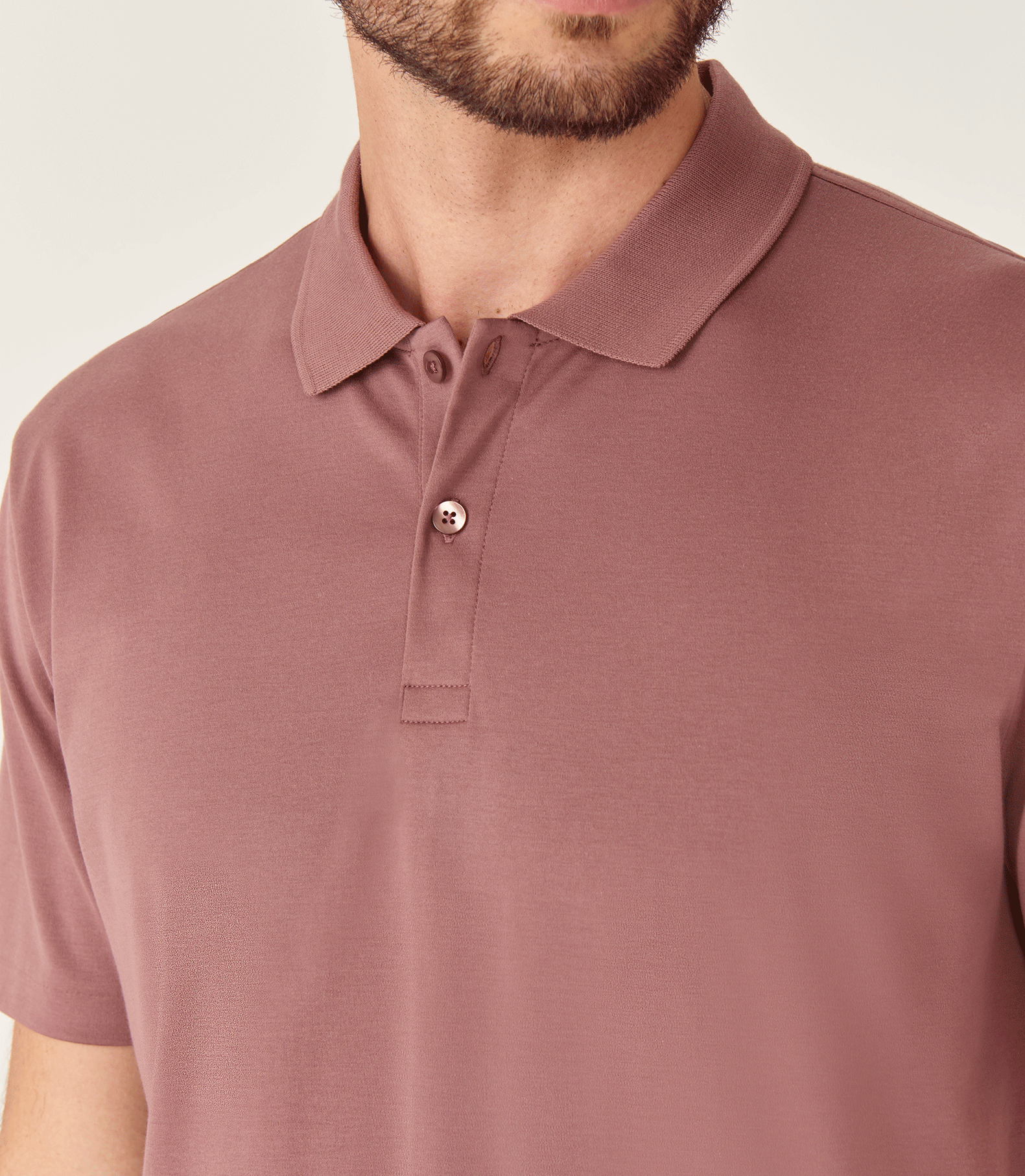Polo Interloque Fio 140 Rosa
