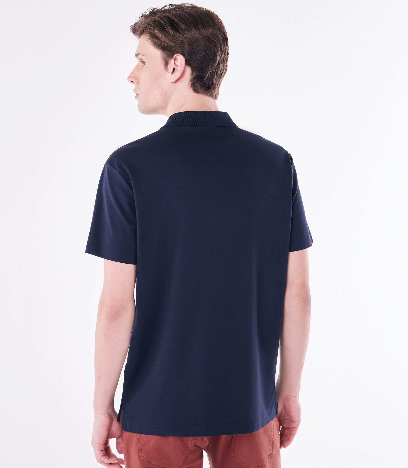 Polo Interloque Fio 140 Azul