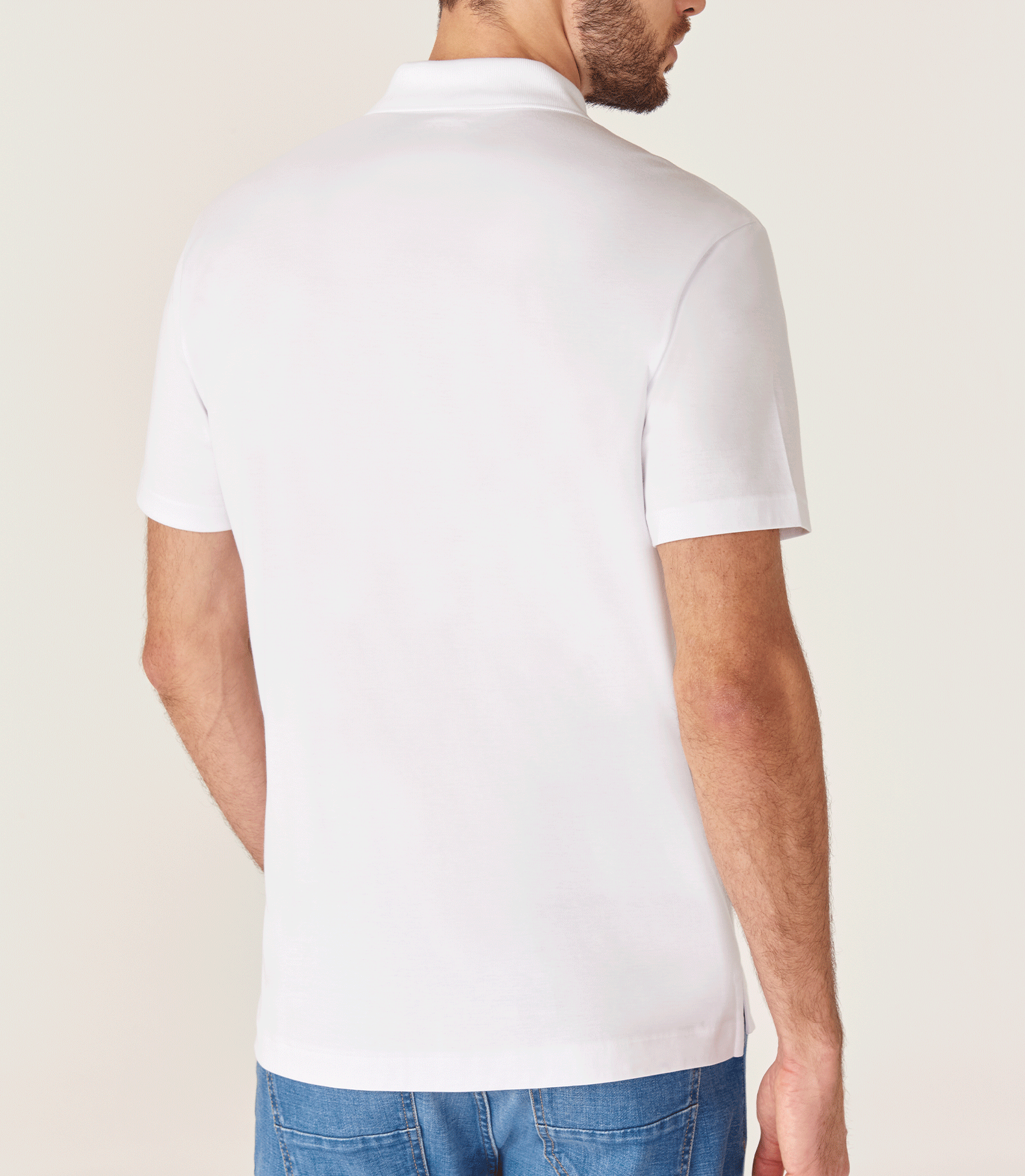 Polo Interloque Fio 140 Branco