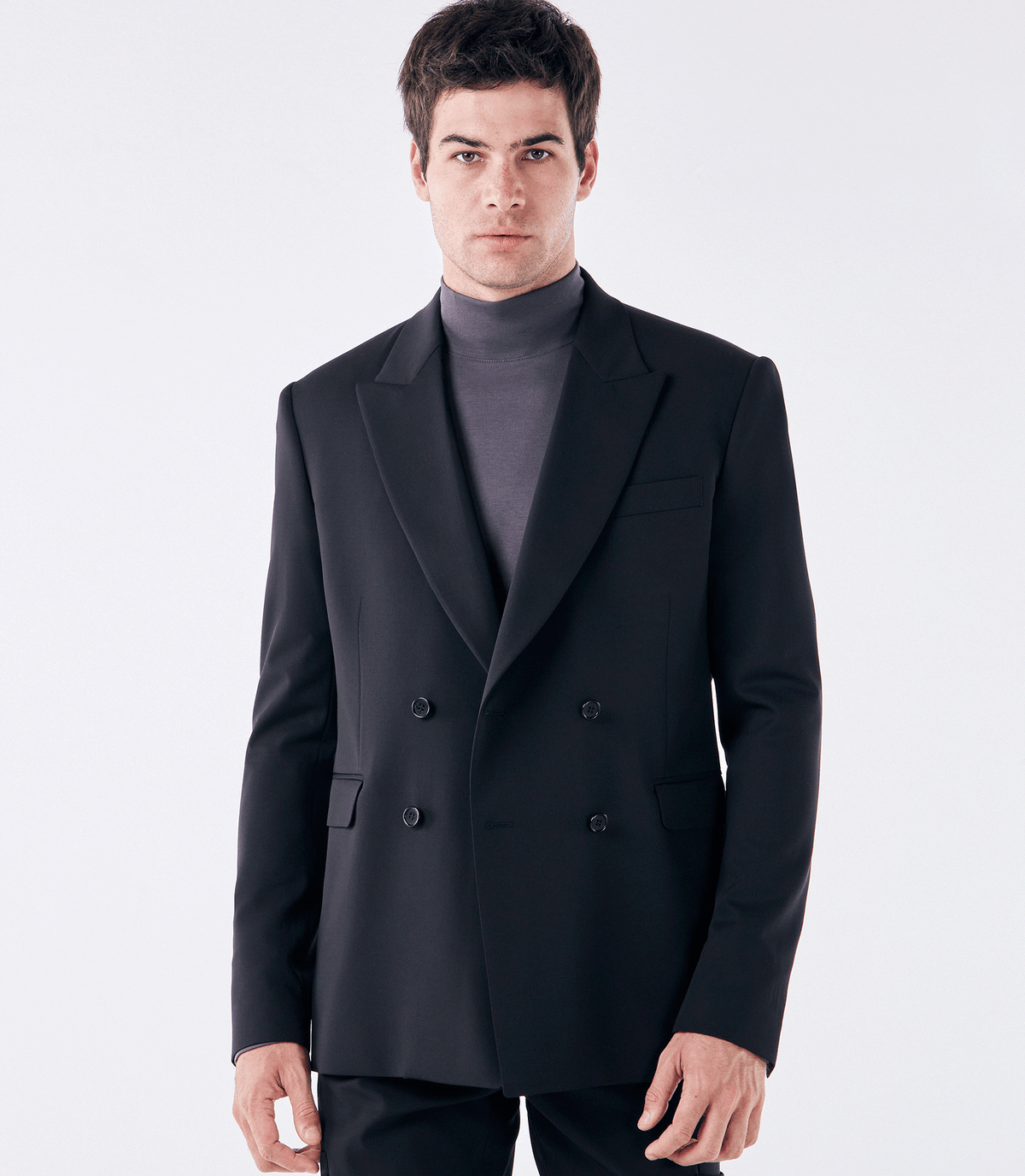 Blazer Jaquetão Alfaiataria Super 120s Preto