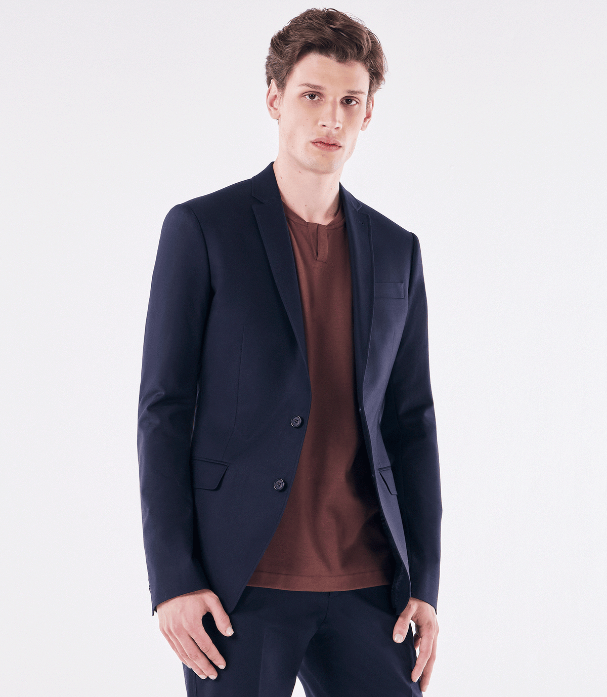 Blazer Live Liso Azul