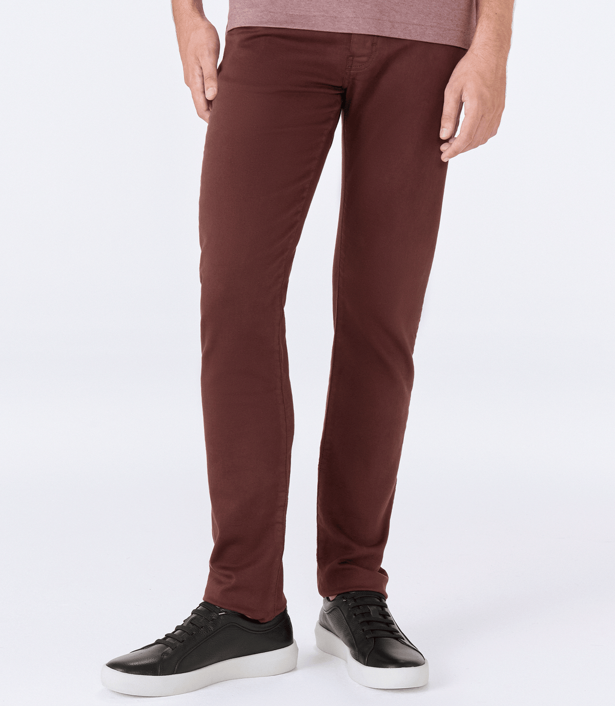 Calça Jeans Moletom Homemeeting Skinny Color Marrom