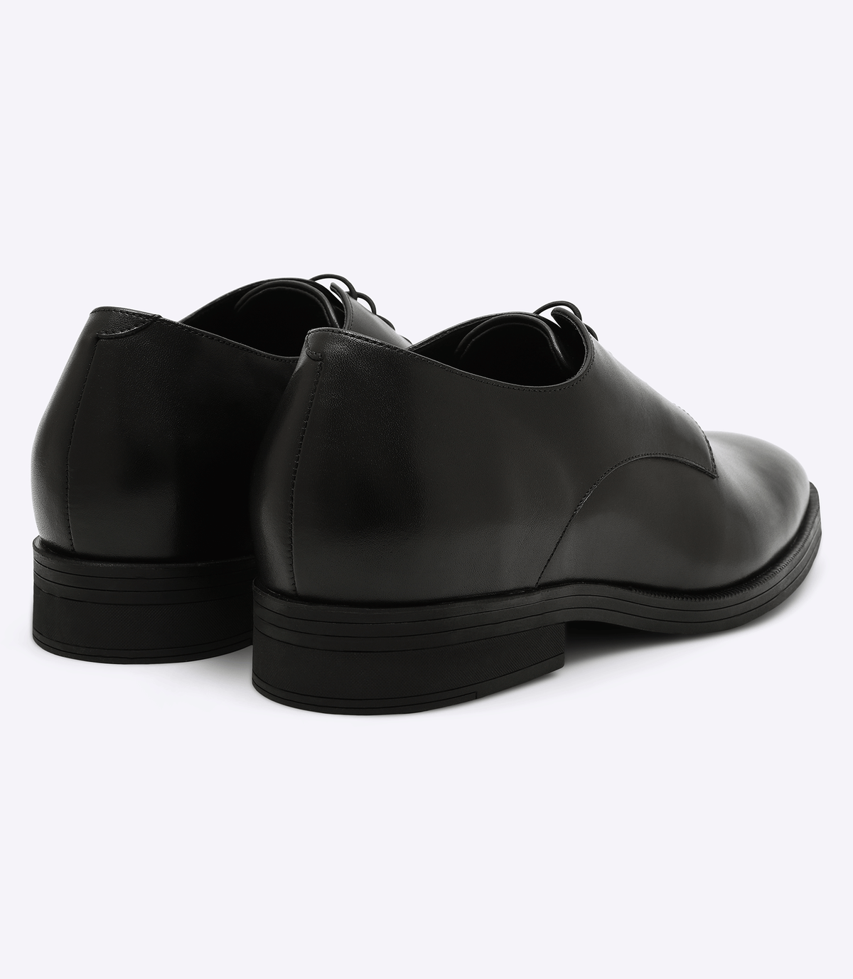 Sapato Social Sola Borracha Altura Interna Preto