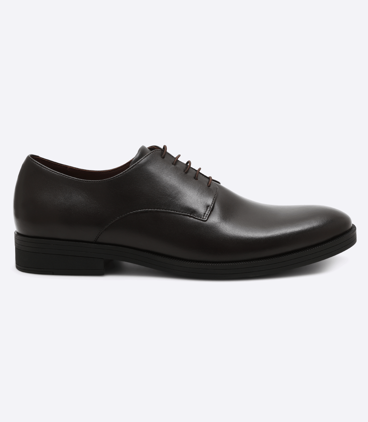 Sapato Social Derby Sola Borracha Marrom