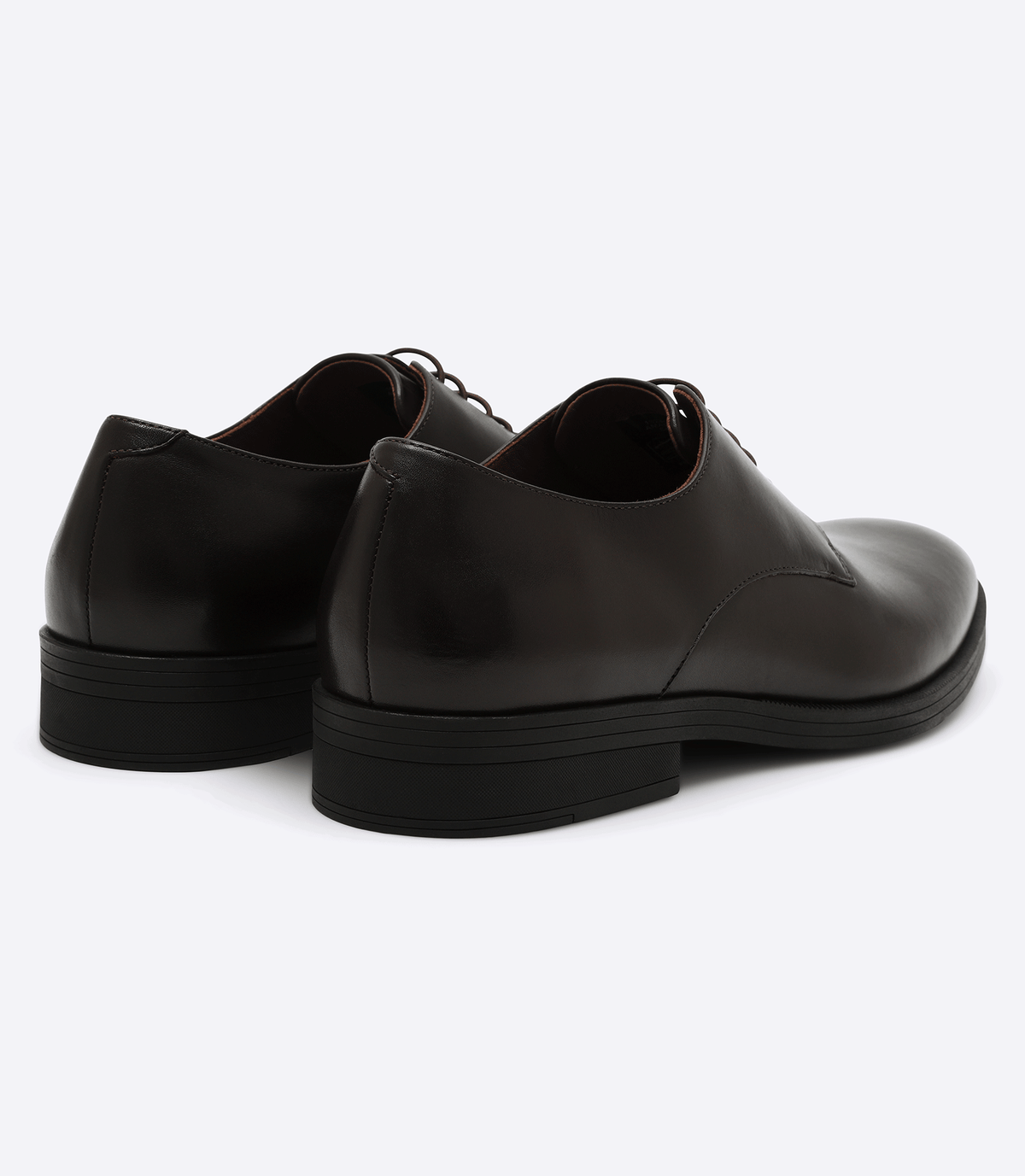 Sapato Social Derby Sola Borracha Marrom