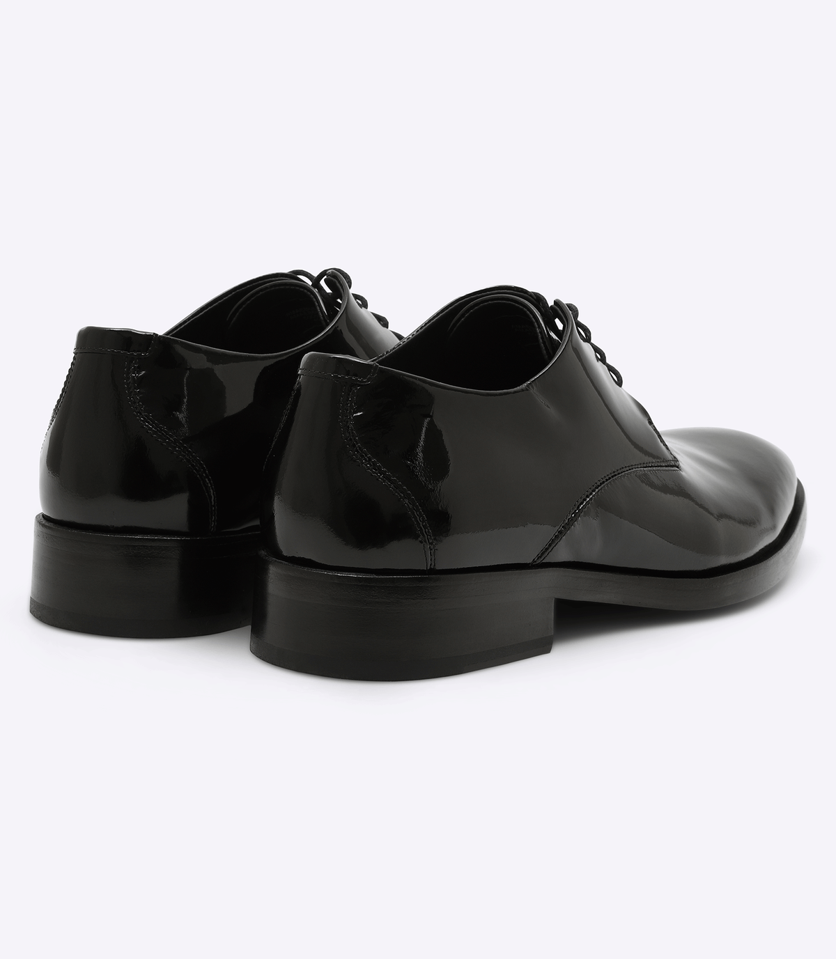 Sapato Social Verniz Sola Couro Preto