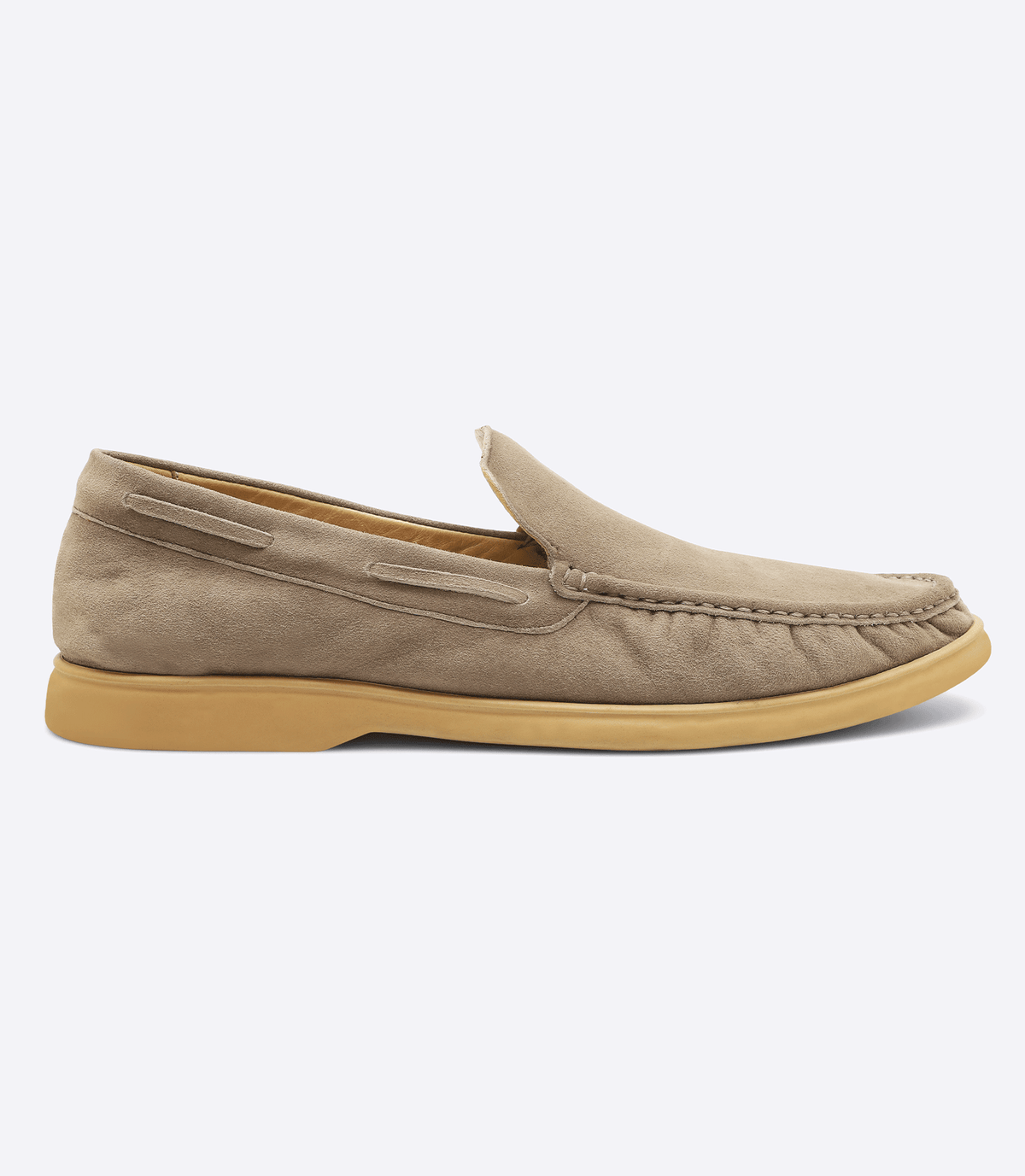 Mocassim Comfy Camurça Cinza