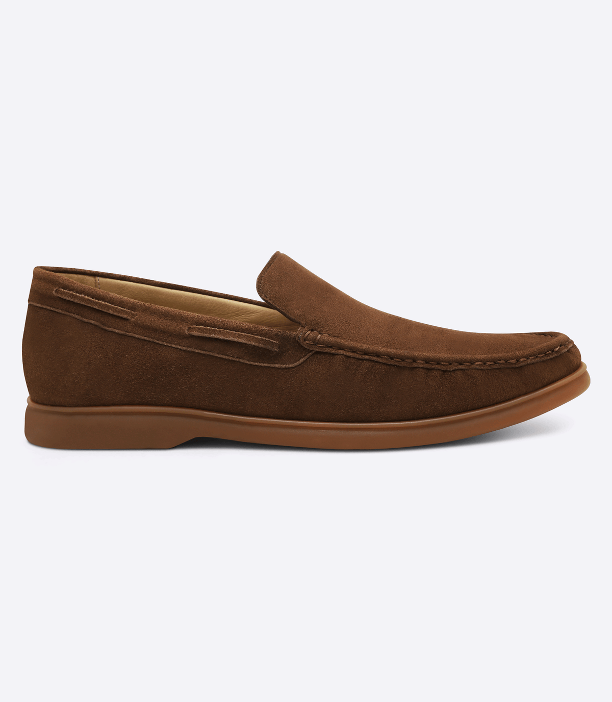 Mocassim Comfy Camurça Marrom