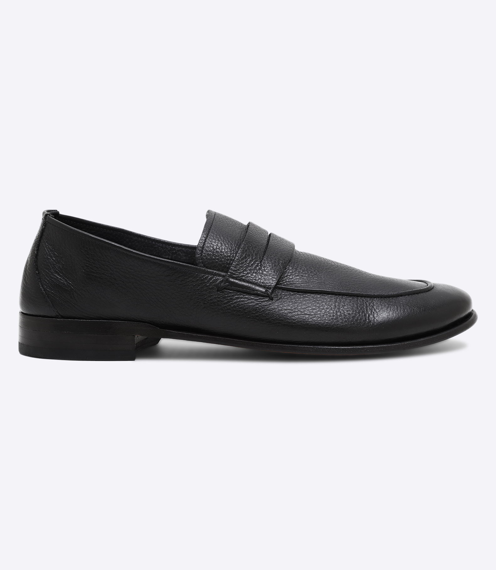 Mocassim Social Comfy Sola Couro Preto