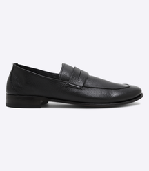 Mocassim Social Comfy Sola Couro Preto