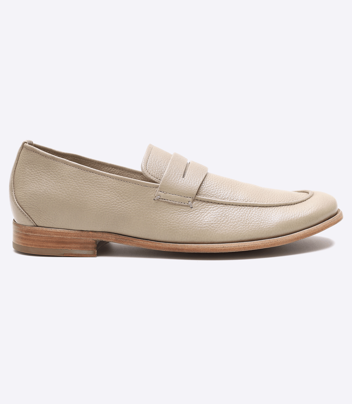 Mocassim Social Comfy Sola Couro Bege