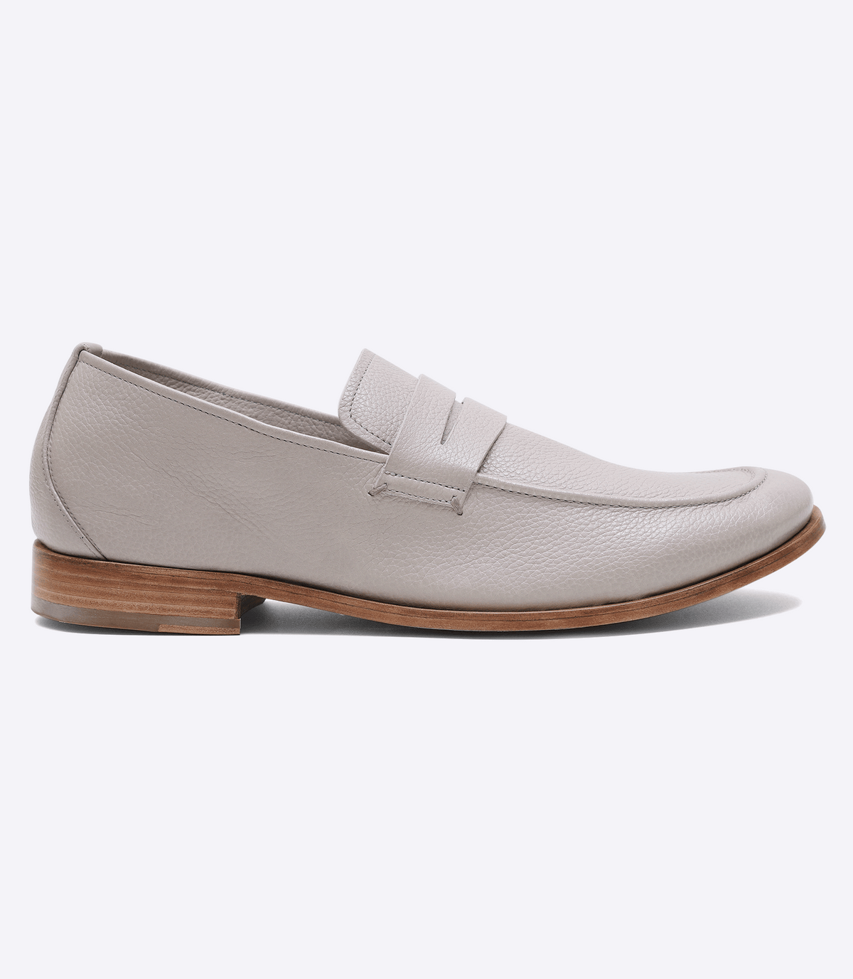 Mocassim Social Comfy Sola Couro Cinza