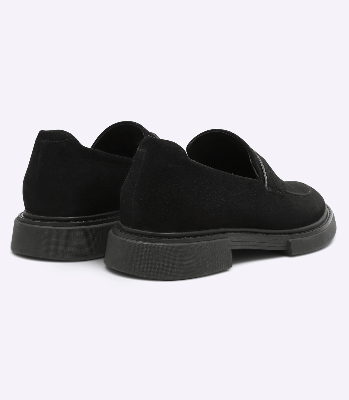 Mocassim Gravata Camurça Preto