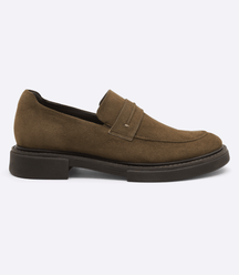 Mocassim Gravata Camurça Verde