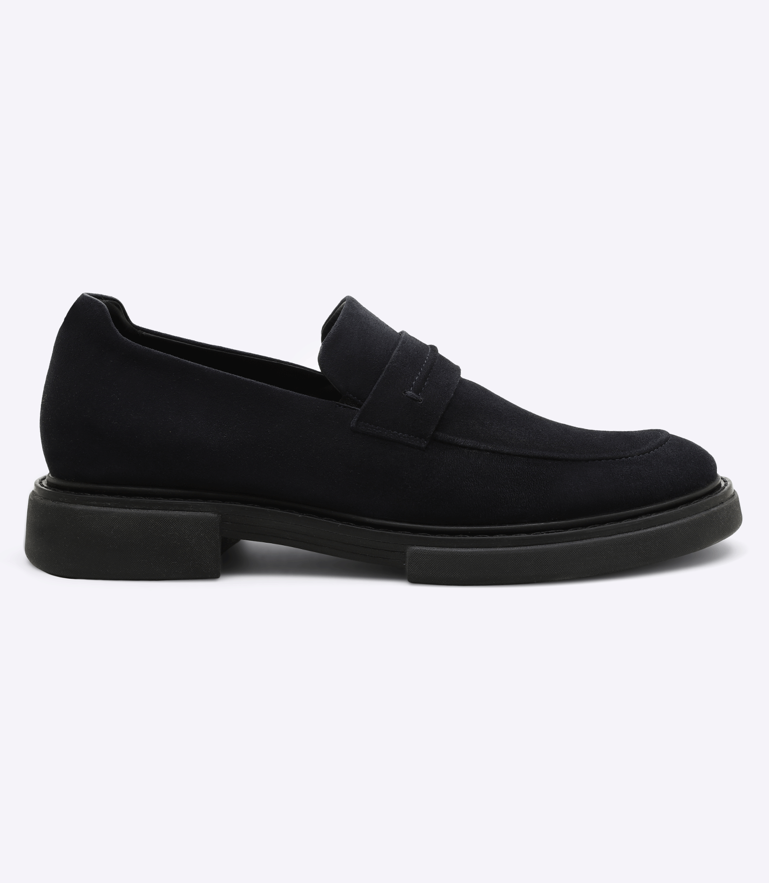 Mocassim Gravata Camurça Azul