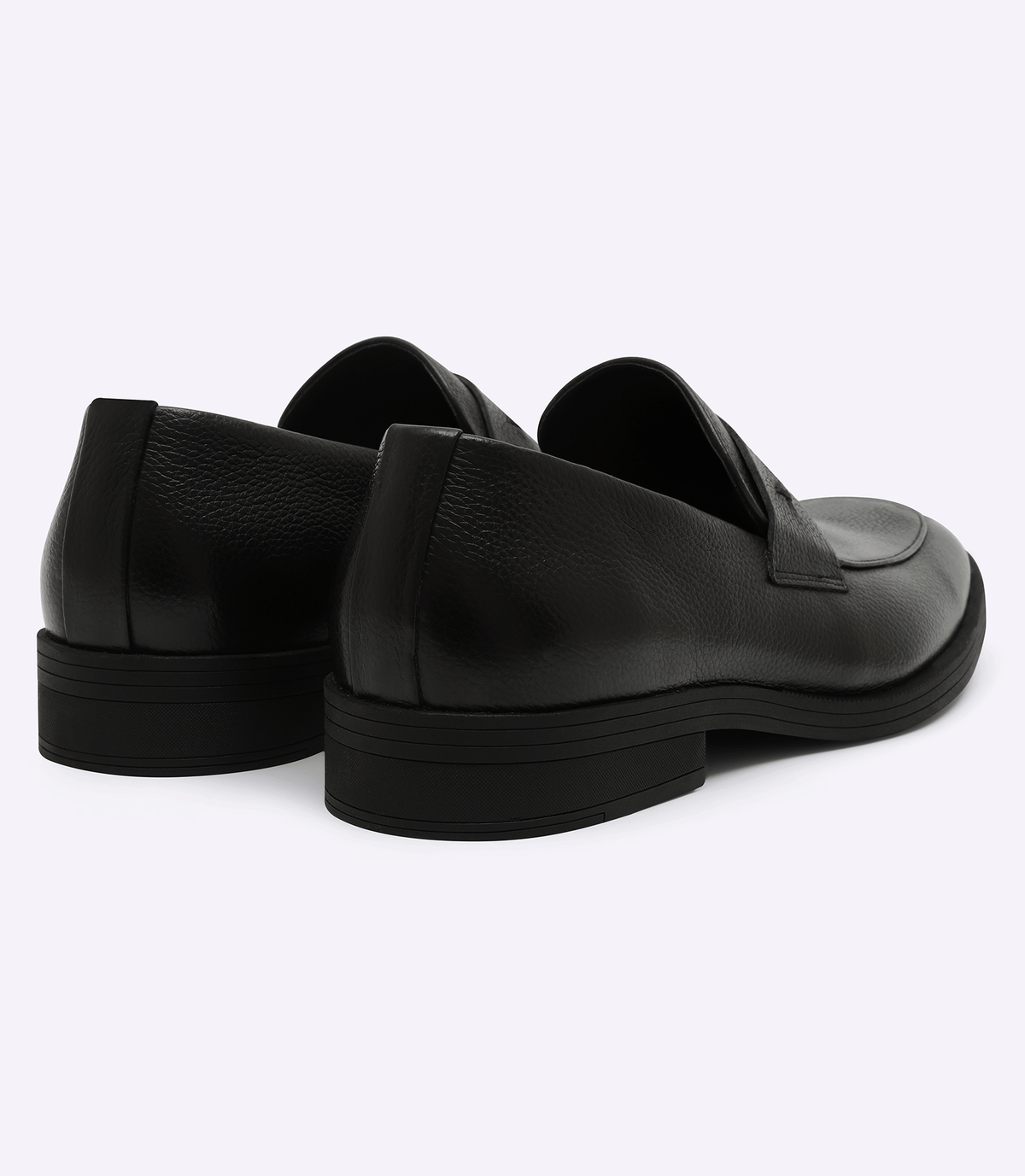 Mocassim Gravata Floater Sola Borracha Preto