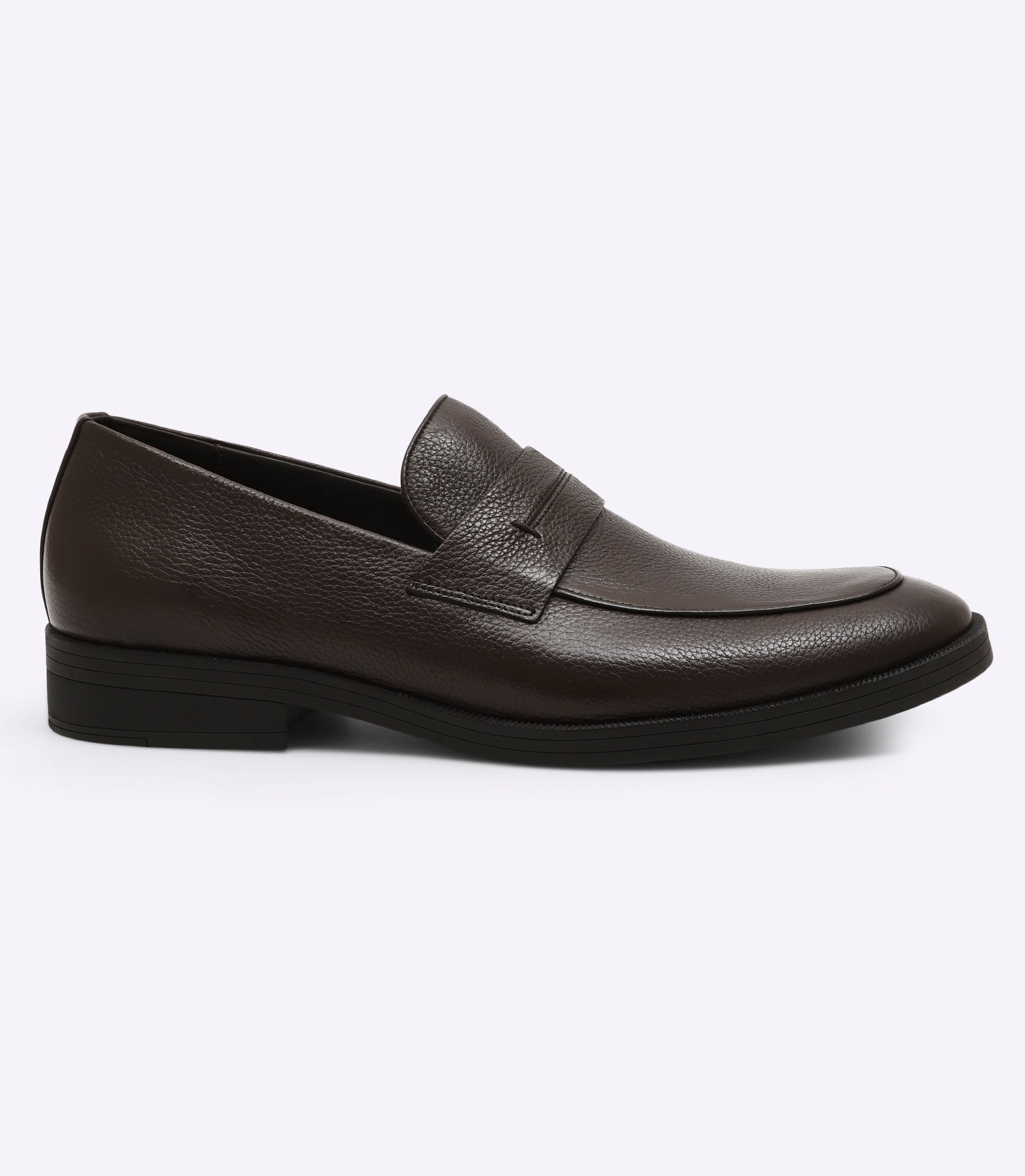 Mocassim Gravata Floater Sola Borracha Marrom
