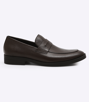 Mocassim Gravata Floater Sola Borracha Marrom