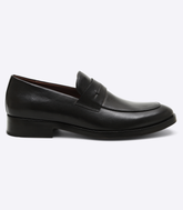 Mocassim Social Gravata Sola Couro Preto