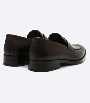 Mocassim Social Gravata Sola Couro Marrom
