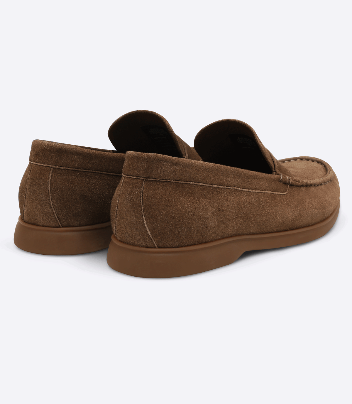 Mocassim Gravata Lisa Camurça Kaki