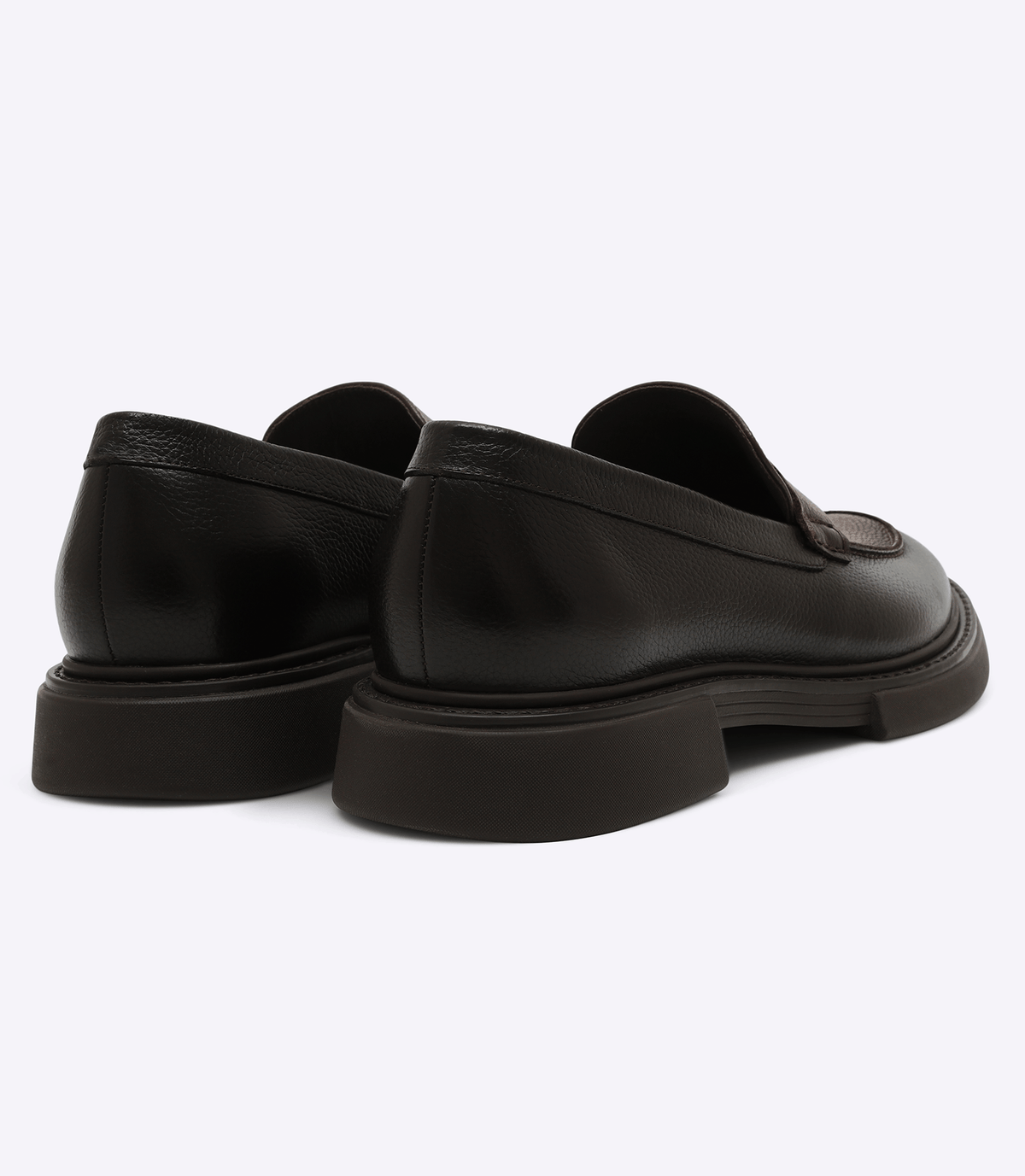 Mocassim Gravata Lisa Block Marrom