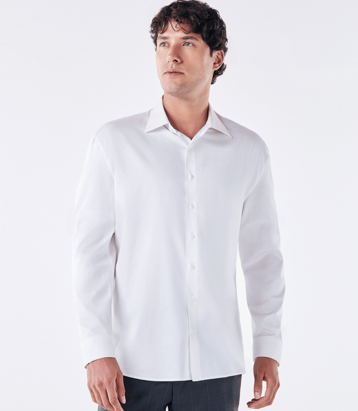 Camisa Social Manga Longa Austin Branco