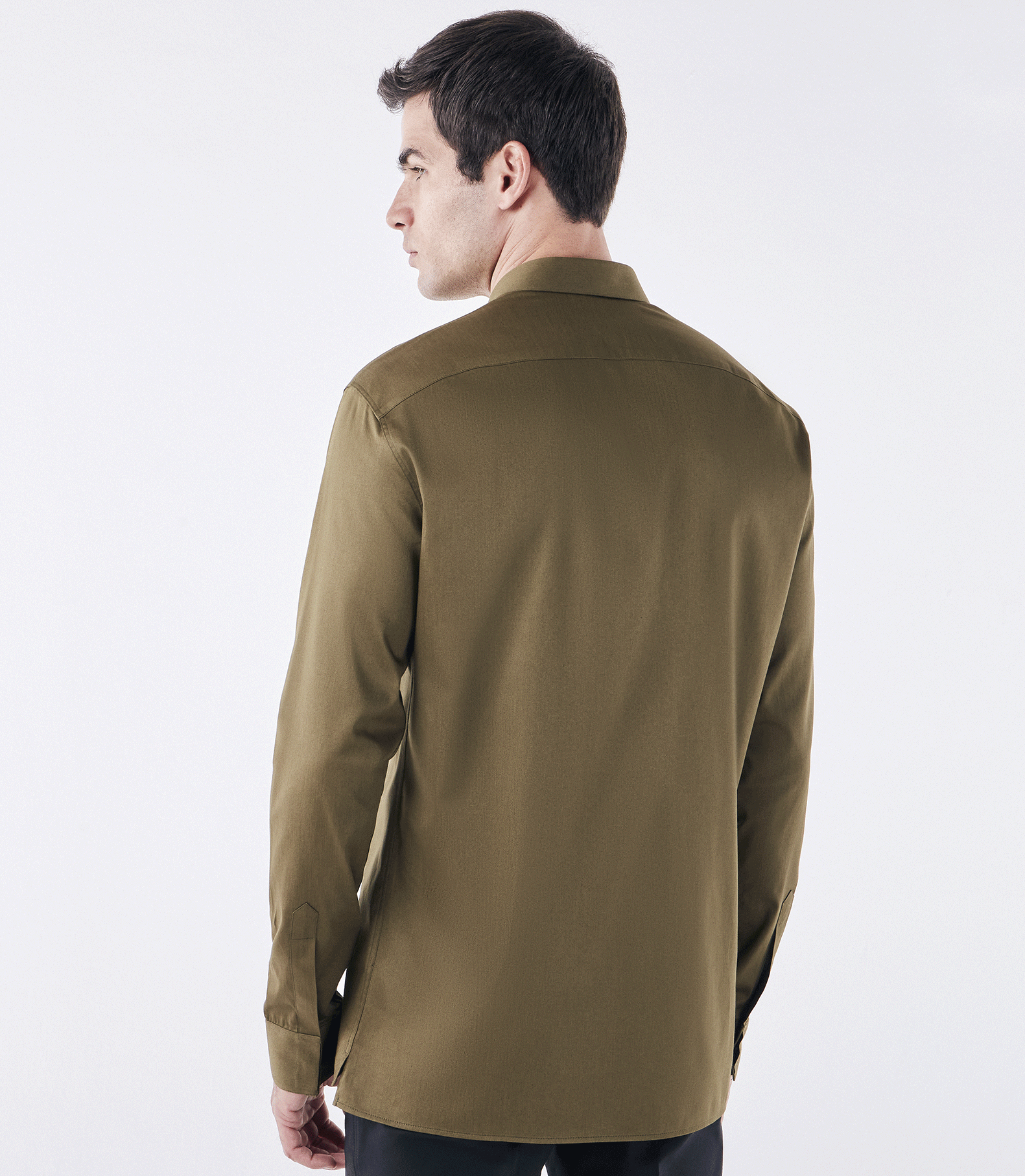 Camisa Tailor Air Pima com Bolso Verde