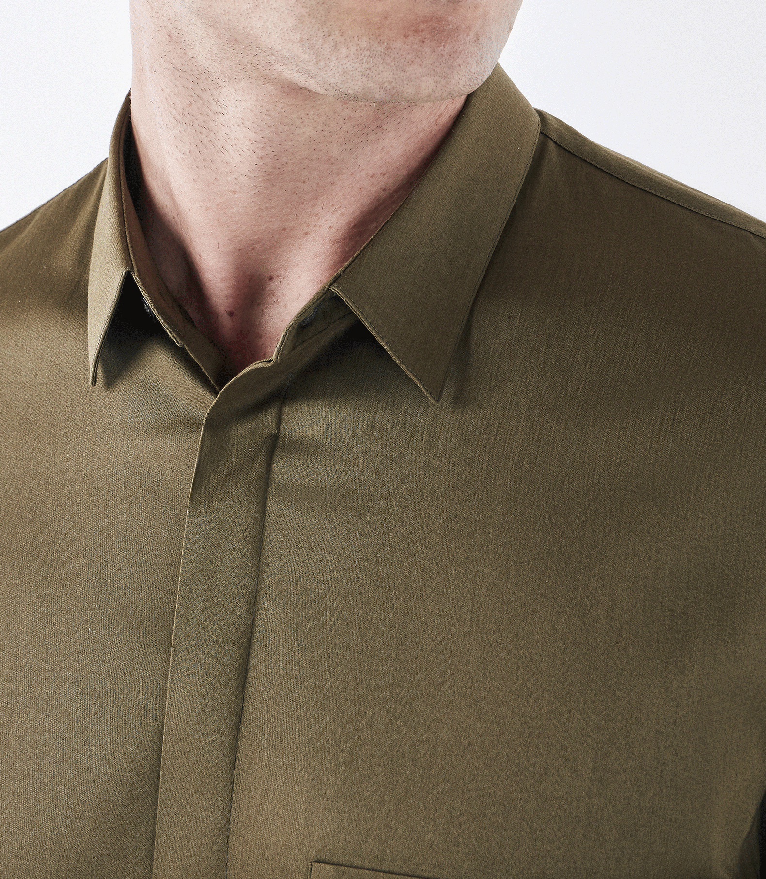 Camisa Tailor Air Pima com Bolso Verde