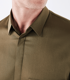 Camisa Tailor Air Pima com Bolso Verde
