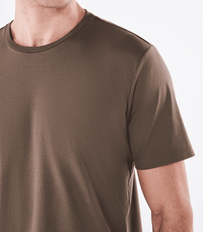 Camiseta Interloque Fio 140 Marrom