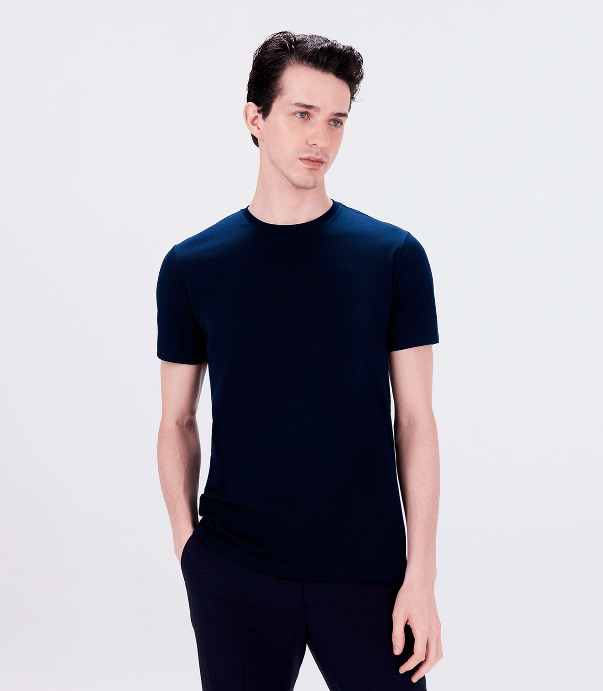 Camiseta Interloque Fio 140 Azul