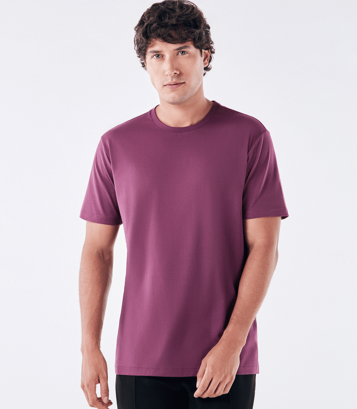 Camiseta Interloque Fio 140 Vinho