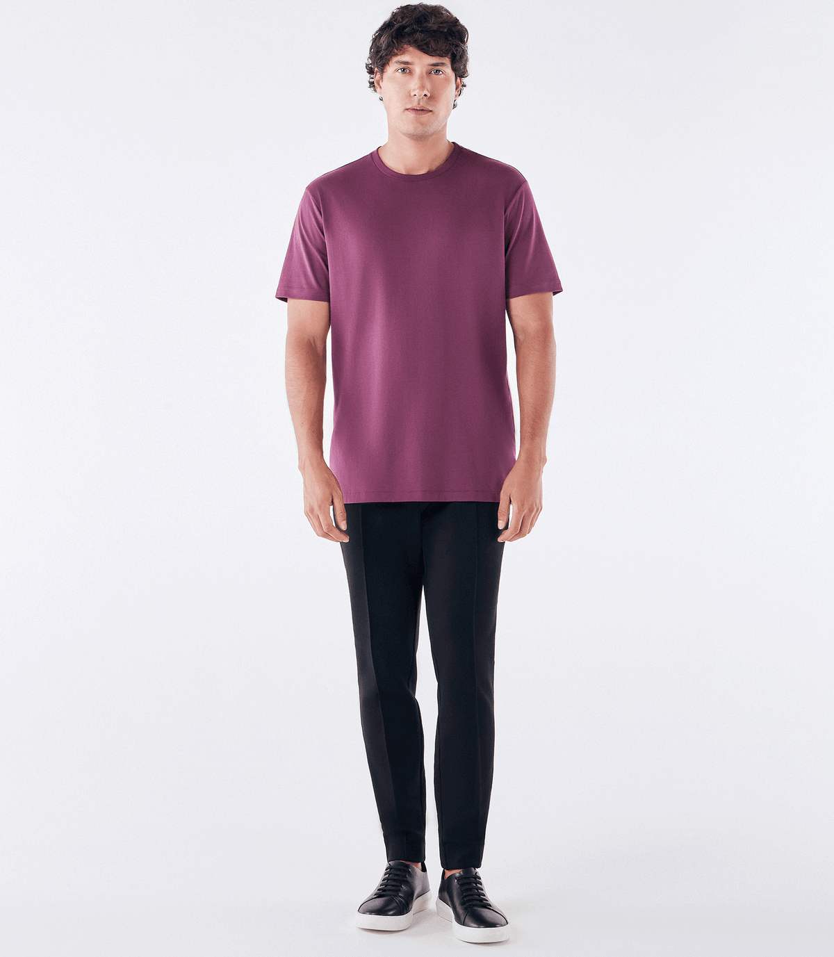 Camiseta Interloque Fio 140 Vinho
