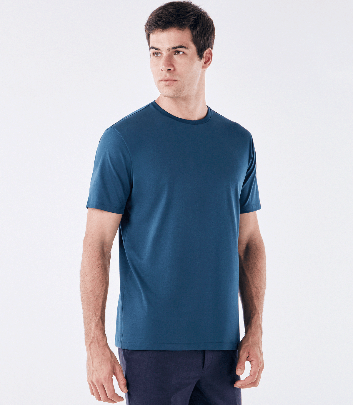 Camiseta Interloque Fio 140 Petróleo
