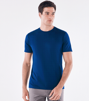 Camiseta Interloque Fio 140 Azul