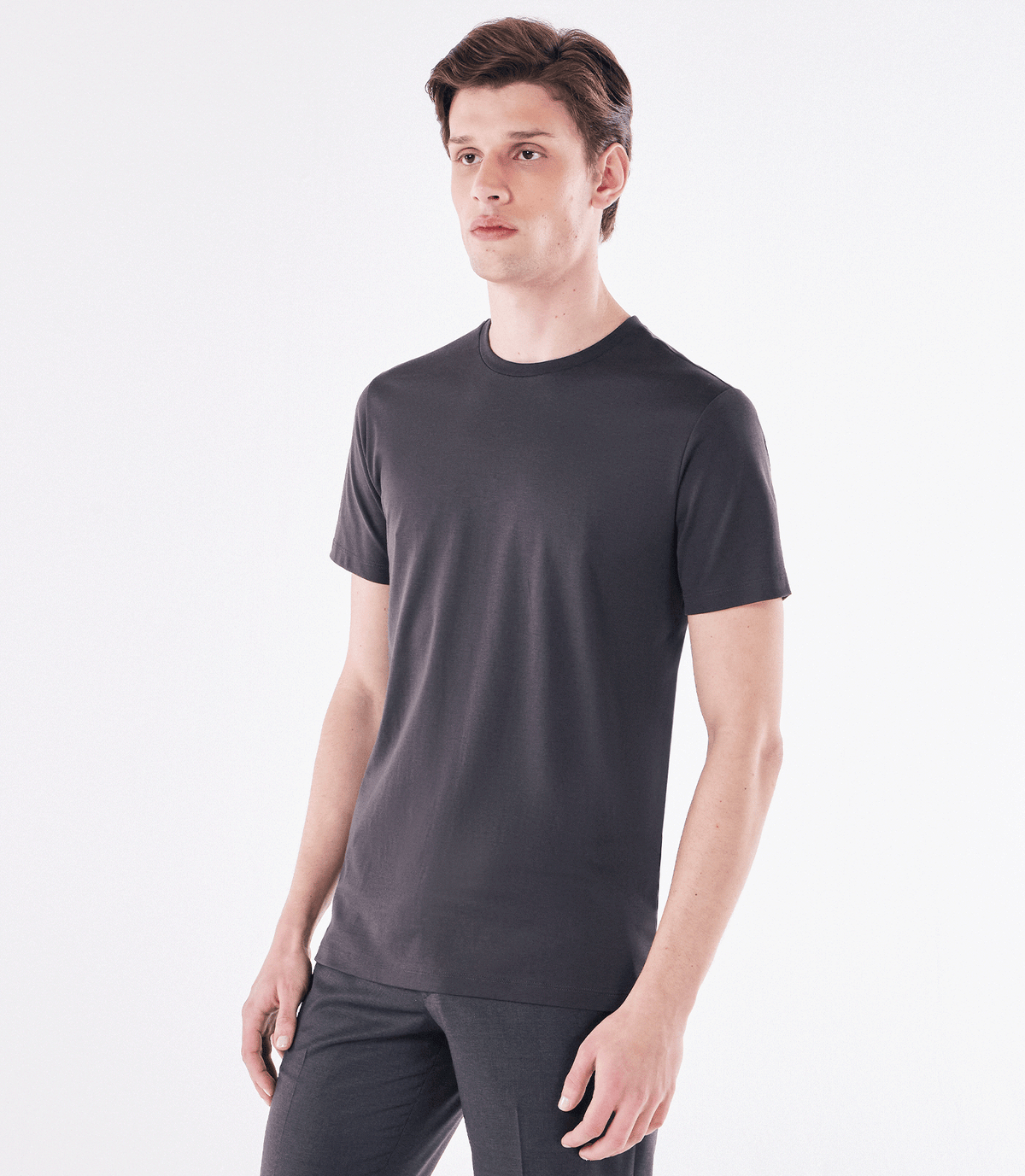 Camiseta Interloque Fio 140 Cinza