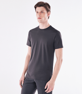 Camiseta Interloque Fio 140 Cinza