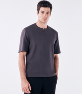 Camiseta Zíper Homemeeting Cinza
