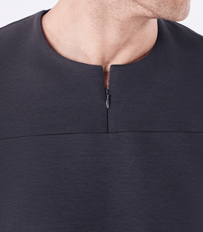Camiseta Zíper Homemeeting Cinza