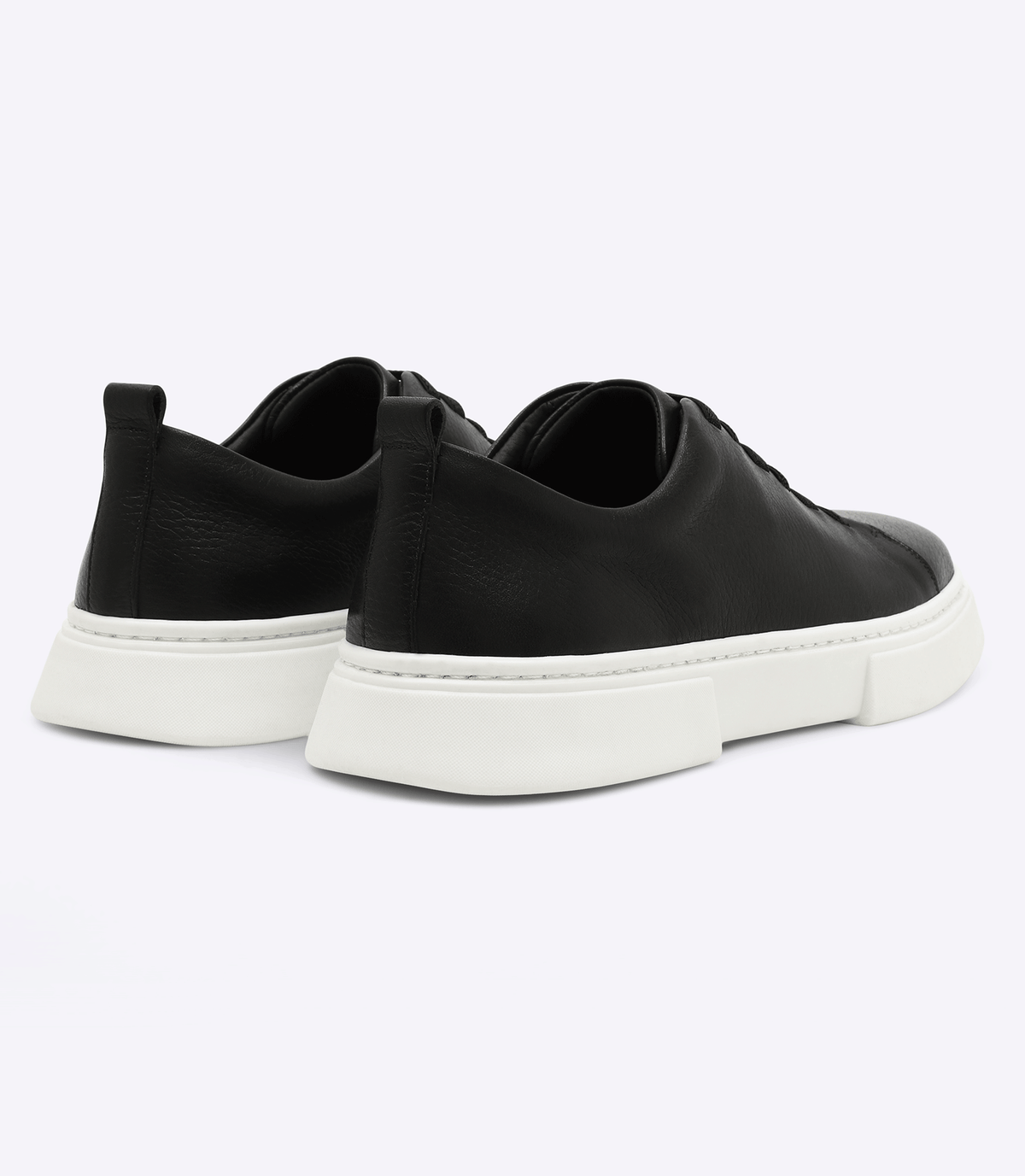 Tênis Liso Sola Quadrada Floater Preto